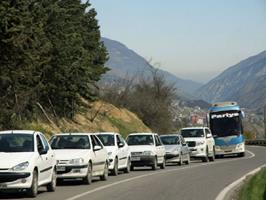 تردد خودروها در جاده‌های آذربایجان‌شرقی ۱۳ درصد افزایش یافت