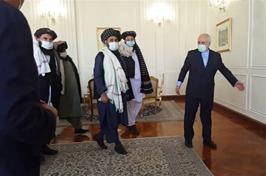 دیدار ظریف و هیئت طالبان در تهران