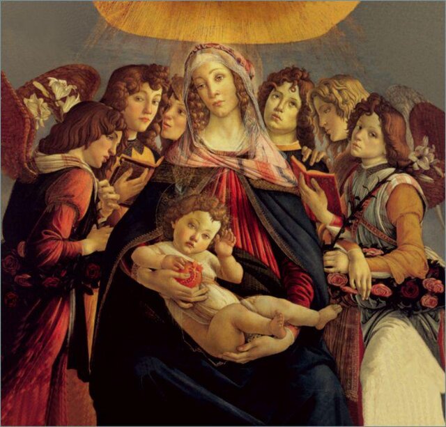 نقاشی ایتالیایی در عصر ساندرو بوتیچلی متعلق به سبک رنسانس/ نمادگرایی با استفاده از خدایان یونان باستان نقاشی ایتالیایی در عصر ساندرو بوتیچلی متعلق به سبک رنسانس/ نمادگرایی با استفاده از خدایان یونان باستان