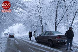 برف و باران در جاده‌های ۱۷ استان کشور 