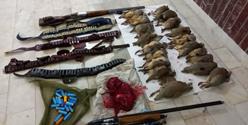 دستگیری 4 شکارچی و کشف لاشه 19 قطعه کبک در مراغه 
