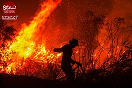  احتمال آتش‌سوزی در مراتع و مزارع و خسارت ناشی از افزایش دمای هوا