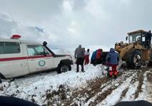 مفقود شدن سه کوهنورد در برف و کولاک سراب