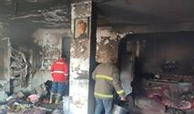 آتش سوزی منزل مسکونی جان خواهر و برادر اهری را گرفت