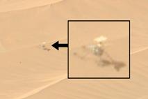 تصویری از «نبوغ» آسیب دیده روی یک تپه شنی در مریخ 