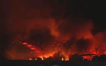 ۵۰  مصدوم در آتش‌سوزی بازاری در اربیل عراق