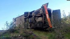 انتقال مصدومان حادثه اتوبوس ایرانی در ارمنستان به تبریز