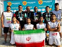 تیم ملی کشتی ساحلی نائب قهرمان کاپ جهانی شد
