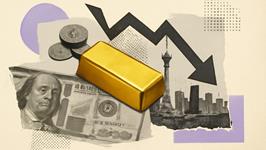 طلا در سراشیبی؛ شدیدترین افت هفتگی چهار ماه