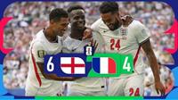 فرانسه 4-6 انگلیس: دیوانه‌وارترین بازی جام