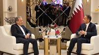 نخست‌وزیر قطر با وزیر خارجه ایران دیدار کرد